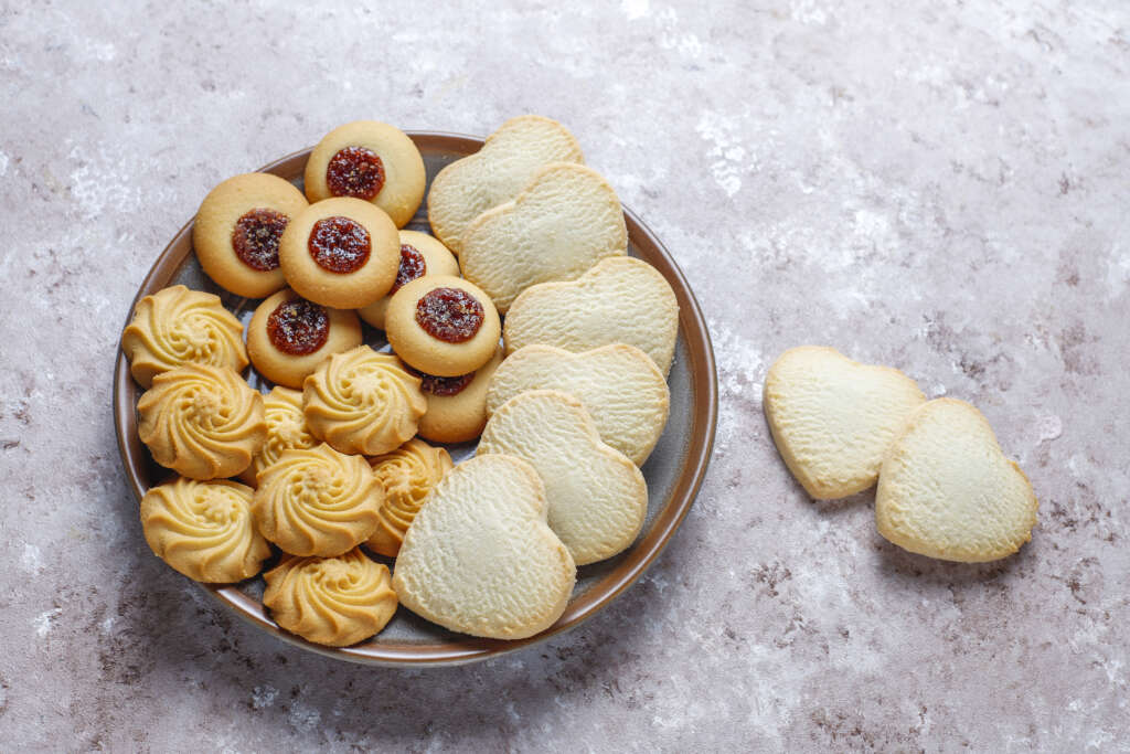 assortment delicious fresh cookies scaled