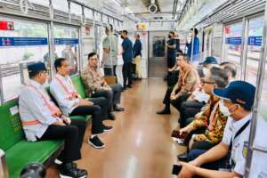 Presiden Joko Widodo (Jokowi) saat meresmikan Stasiun Manggarai Tahap 1 di Jakarta, 26 Desember 2022/Foto: BPMI Setpres/Laily Rachev