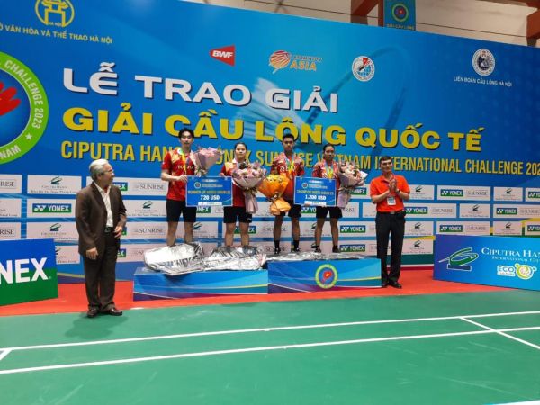 Ganda Campuran Jafar/Aisyah Jadi Juara Vietnam International Challenge 2023/PB Djarum