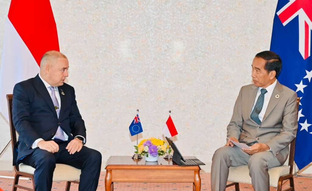 Indonesia dan Kepulauan Cook Hadiri Pertemuan Bilateral Perdana Sejak 2019/BPMI Setpres-Laily Rachev