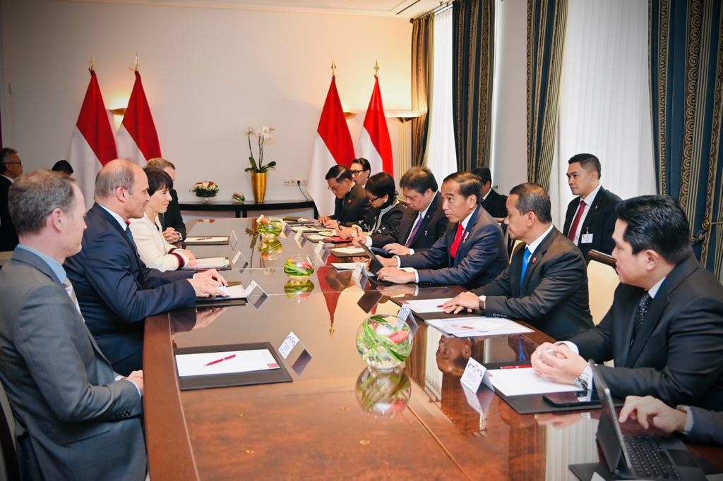 Pertemuan Presiden Joko Widodo dengan Tiga Pemimpin Perusahaan Eropa