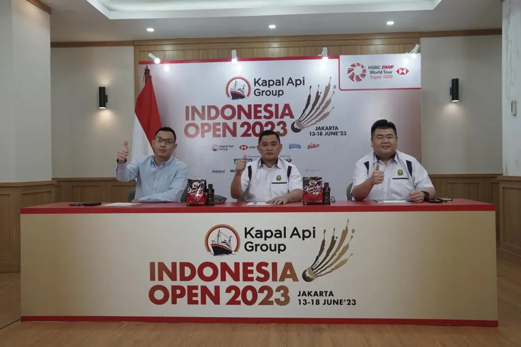 Indonesia Open 2023 Siap Digelar, Kapal Api Group Jadi Sponsor Utama/PBSI