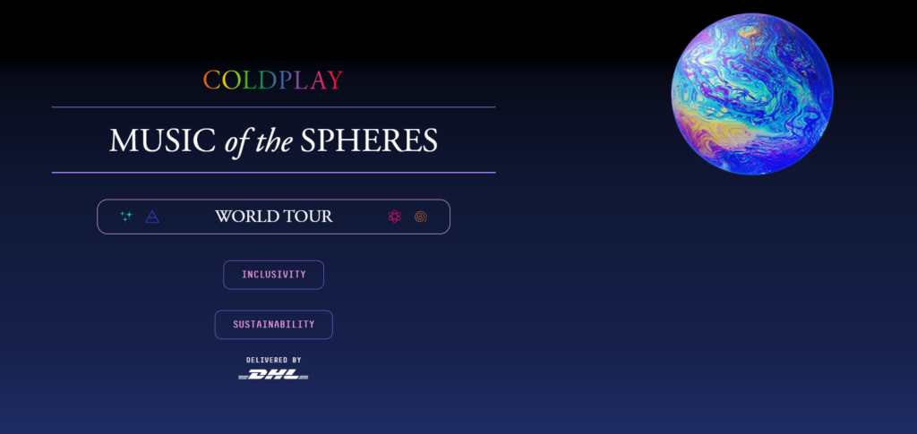 Tur Dunia Coldplay "Music of the Spheres"