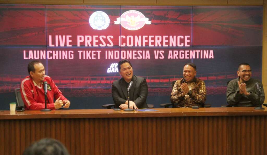 Tiket Pertandingan Indonesia vs Argentina Ludes Terjual di Hari Pertama/PSSI